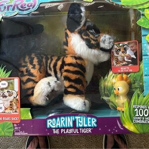 Interactive Tiger Toy with Realistic Fur